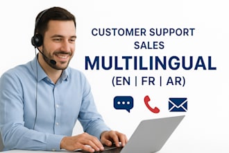 be your french customer support and sales
