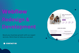be your webflow developer webflow designer and your webflow expert for webflow
