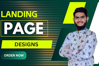 design landing page, one page website or single page website