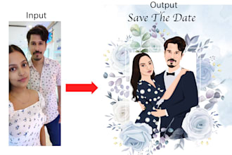 make high quality vector portraits