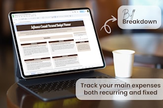 do a personal monthly and annual budget planner for you