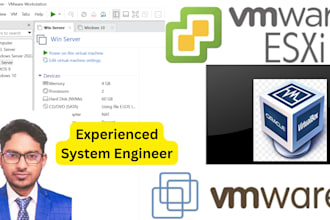 setup install configure vm on vmware workstation, virtual box,hyper v, esxi