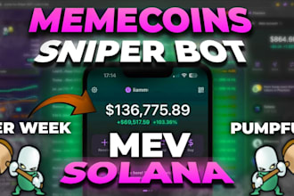 build pumpfun, mev, sandwich, sniper, volume, arbitrage, flash and solana, bot
