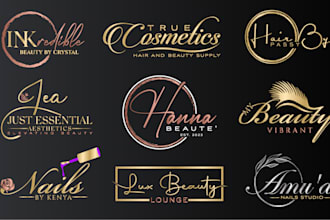 create fashion, beauty, skincare, cosmetic, salon, spa logo
