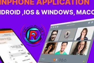 develop linphone app, voip, for android and IOS devices