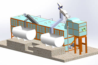 do 3d cad design and product 3d modeling using solidworks and creo
