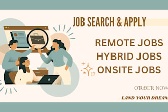 search and apply remote, onsite job and hybrid jobs for you