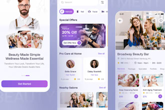 develop custom barber app, beauty salon app, beauty salon appointment app