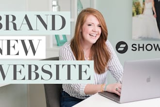 do showit website design, customize showit template, showit website redesign