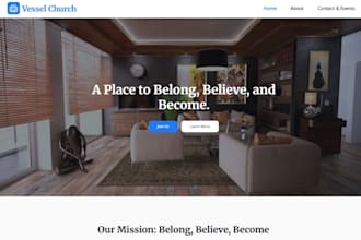 develop a christian website, church app, church website, christmas store