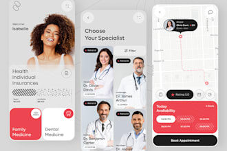 medical directory app, health monitoring app, health dashboard system, pharmacy
