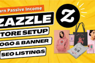 do professional zazzle store setup and SEO friendly products