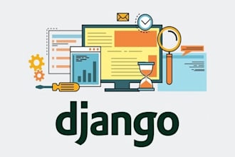 develop websites with python django or flask