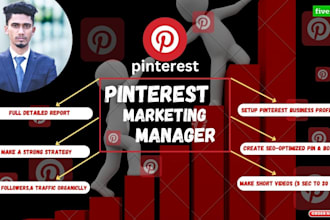 be your organic pinterest marketing manager, SEO, and ads strategist