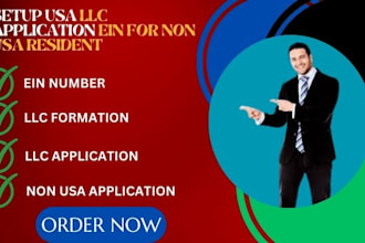 setup USA llc application ein for non USA resident