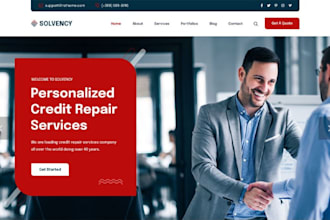 design credit repair website credit repair safety website finance website