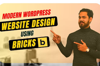 create bricks website or bricks landing page using bricks builder