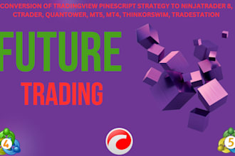 code thinkscript to tradingview pinescript to ninjatrader 8, quantower, ctrader