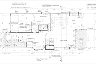 do architectural plan drawings, and mep drawings for permit