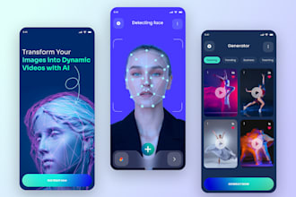develop ai video generator app, ai video generator website, ai website