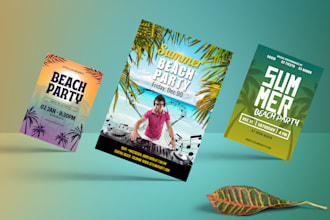 make modern event,party,food flyer design in 8 hours