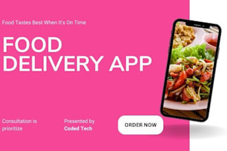 develop multi restaurant food, delivery app like uber eats, doordash, grubhub