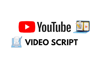 write creative youtube video script for your channel