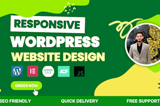 develop, redesign clean and modern wordpress website as elementor pro expert