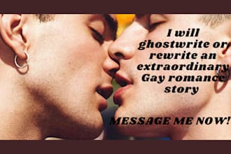 ghostwrite an extraordinary erotic gay story