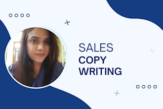 write high conversion sales copy and email copywriting