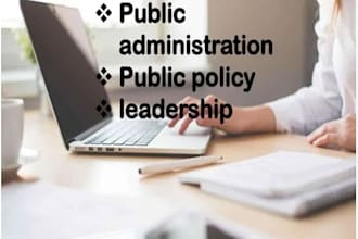 handle public administration, HR managements and public policy tasks