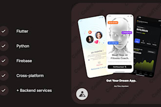 build ecommerce app, fintech app, social media app or any app for you