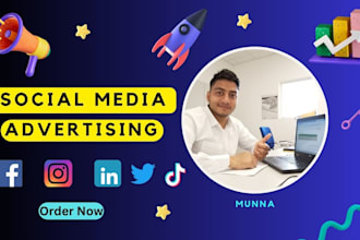 create targeted ads for facebook, instagram, linkedin, tiktok and twitter