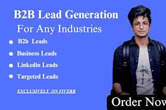 do b2b lead generation and targeted linkedin building