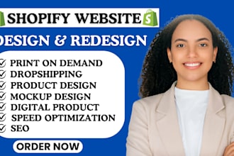do shopify marketing shopify store design and redesign shopify SEO pod dropship