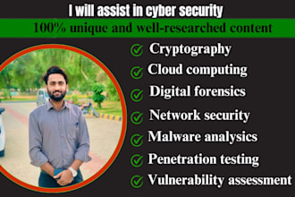 do technical writing on, cybersecurity cloud computing blockchain, and iot