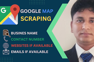 do google map scraping, b2b lead generation, data entry