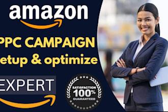 setup, manage and optimize amazon PPC campaigns and sponsored ads