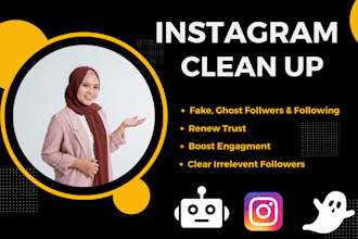 grow your instagram organically and remove bots, fake, inactive followers safely