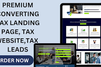 design tax website, income tax website, finance website, for income tax leads