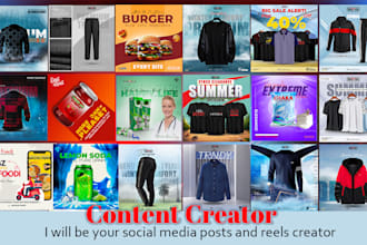 do professional facebook posts and social media post design