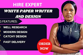 design your modern professional white paper proposal annual reports writing