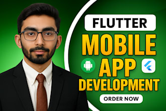 design and develop your  mobile app in flutter app development for android ios
