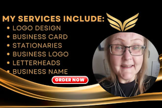 design professional logo business card letterheads brand identity name flyer