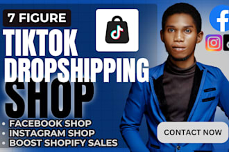 setup tiktok shop,fix facebook and instagram shop to boost sales