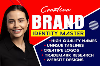 create catchy business names, slogans and logo design