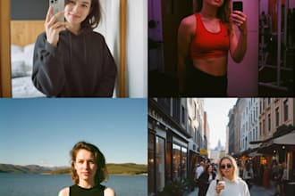 create unbelievable hyper realistic ai influencer images