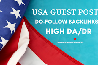 do USA guest post on high da usa blog with do follow backlinks