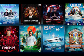design a  flyer for your event, party or rave