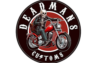 design modern motorcycle logo